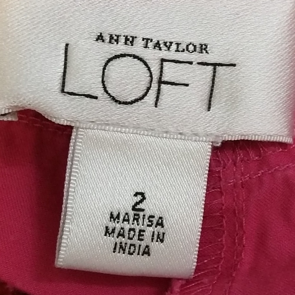 LOFT casual marissa capris size 2 - Picture 5 of 7